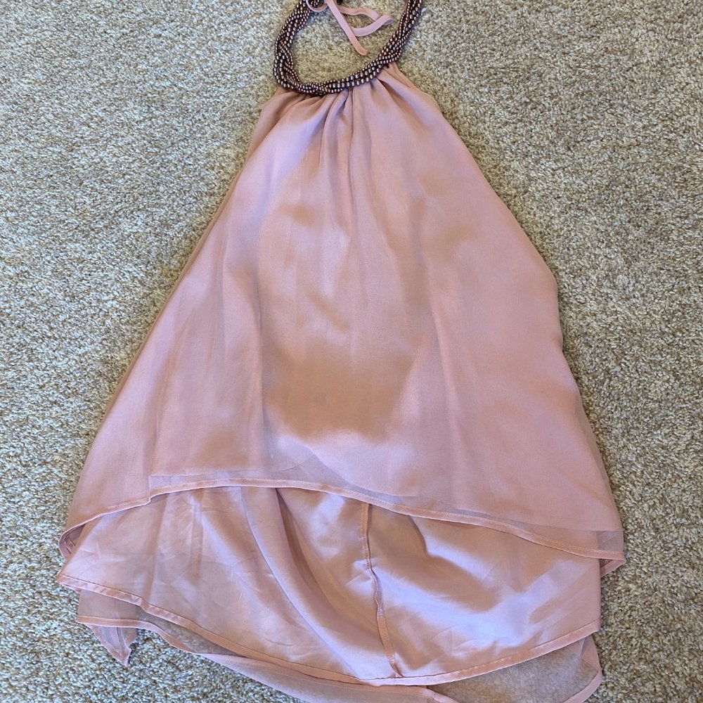 Pink Beaded Top